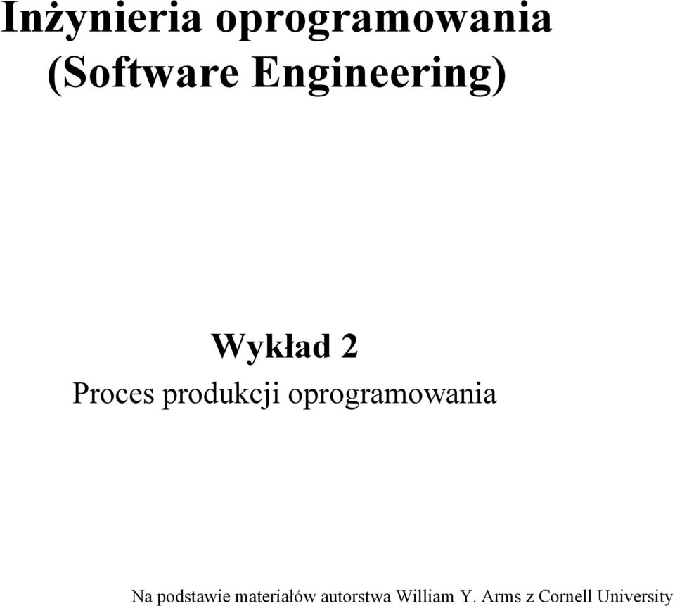 (Software Engineering)