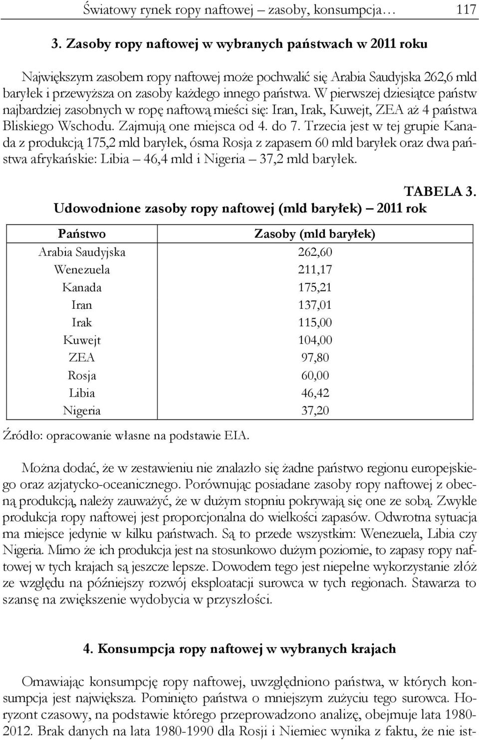 W pierwszej dziesiątce państw najbardziej zasobnych w ropę naftową mieści się: Iran, Irak, Kuwejt, ZEA aż 4 państwa Bliskiego Wschodu. Zajmują one miejsca od 4. do 7.