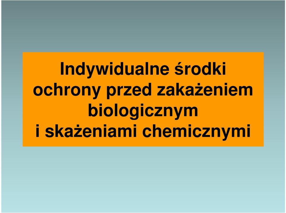 zakażeniem