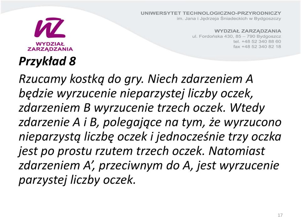 trzech oczek.