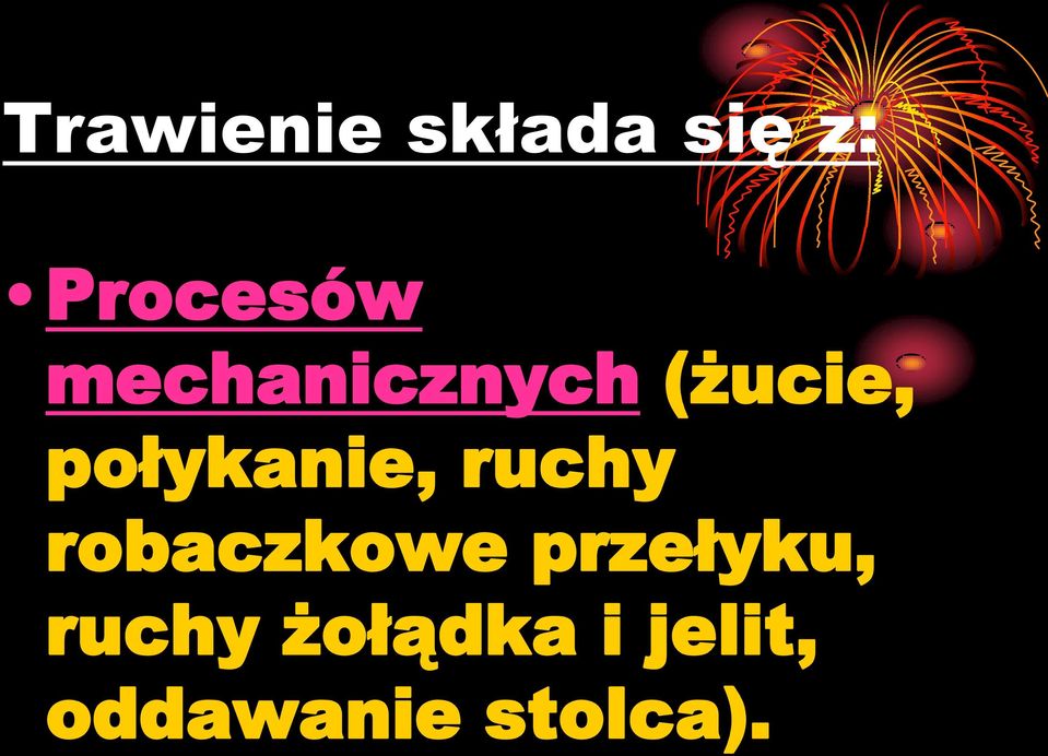 ruchy robaczkowe przełyku, ruchy