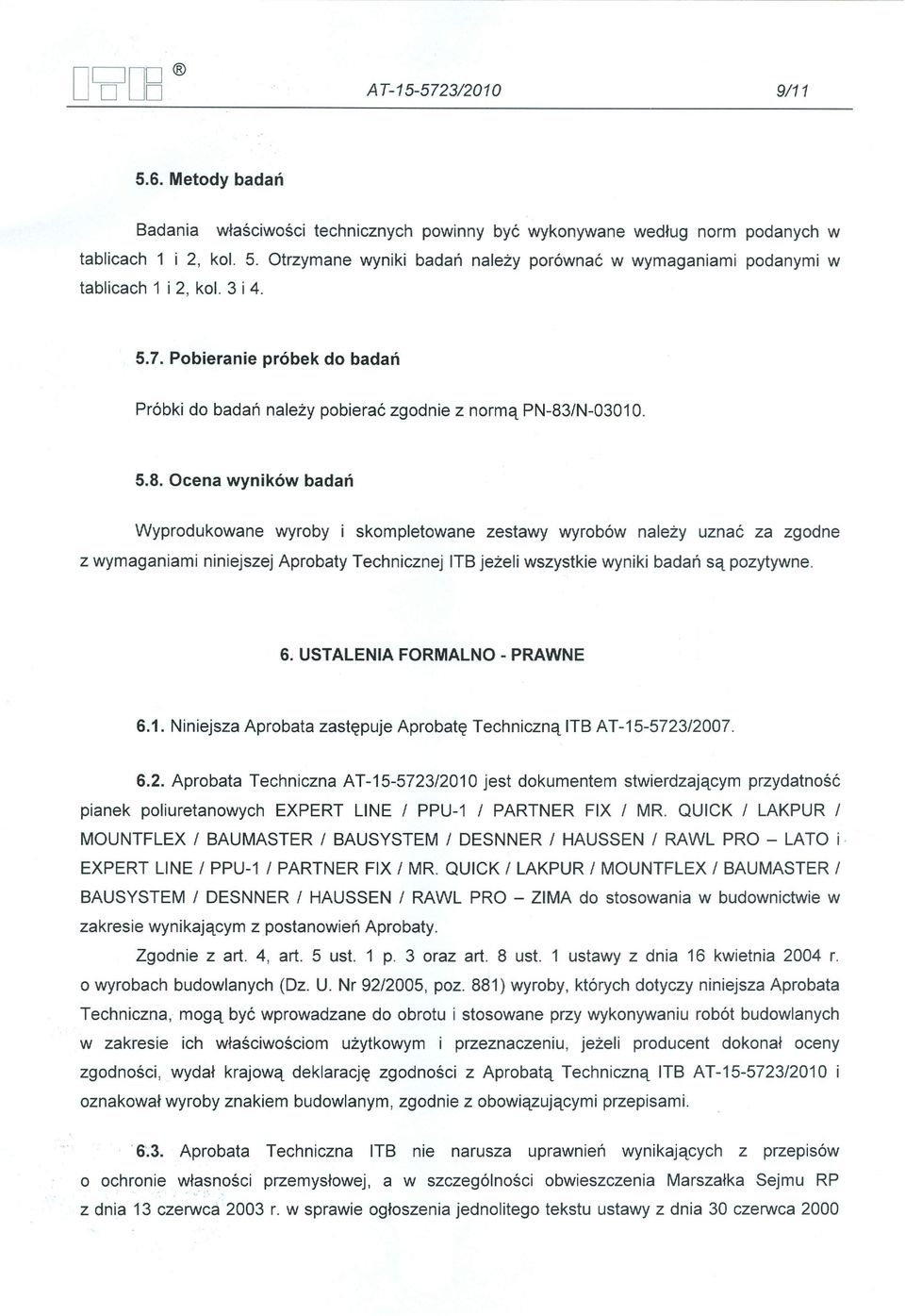 /N-0301 O. 5.8.