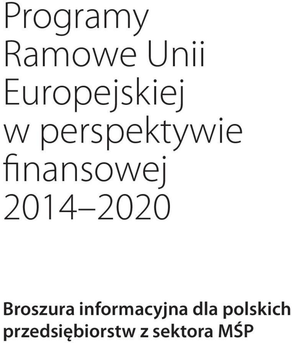 2020 Broszura informacyjna dla