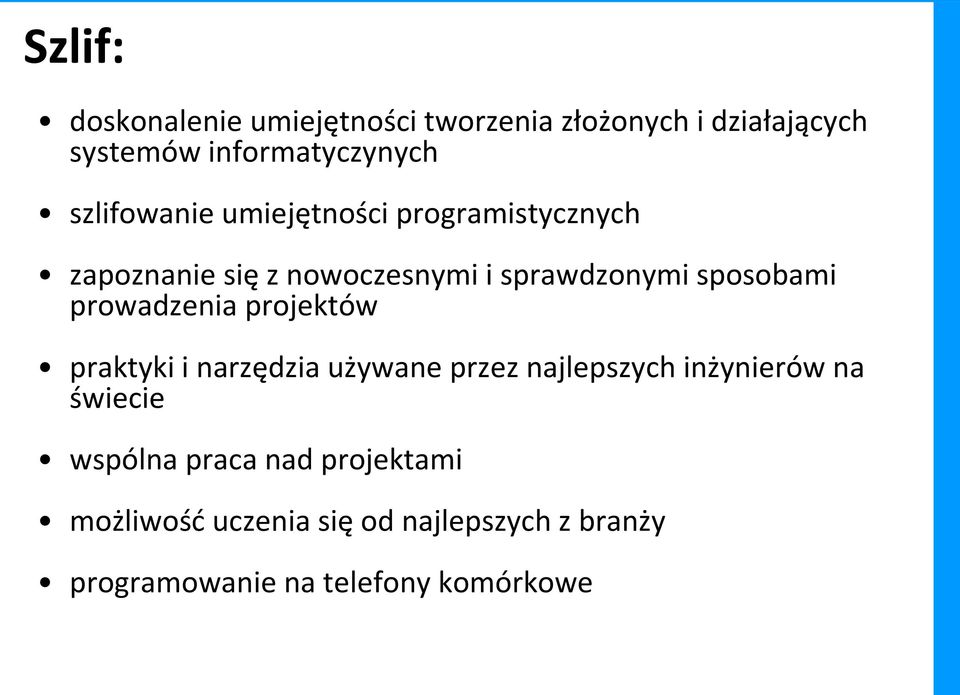 prowadzenia projektów praktyki i narzędzia używane przez najlepszych inżynierów na świecie wspólna