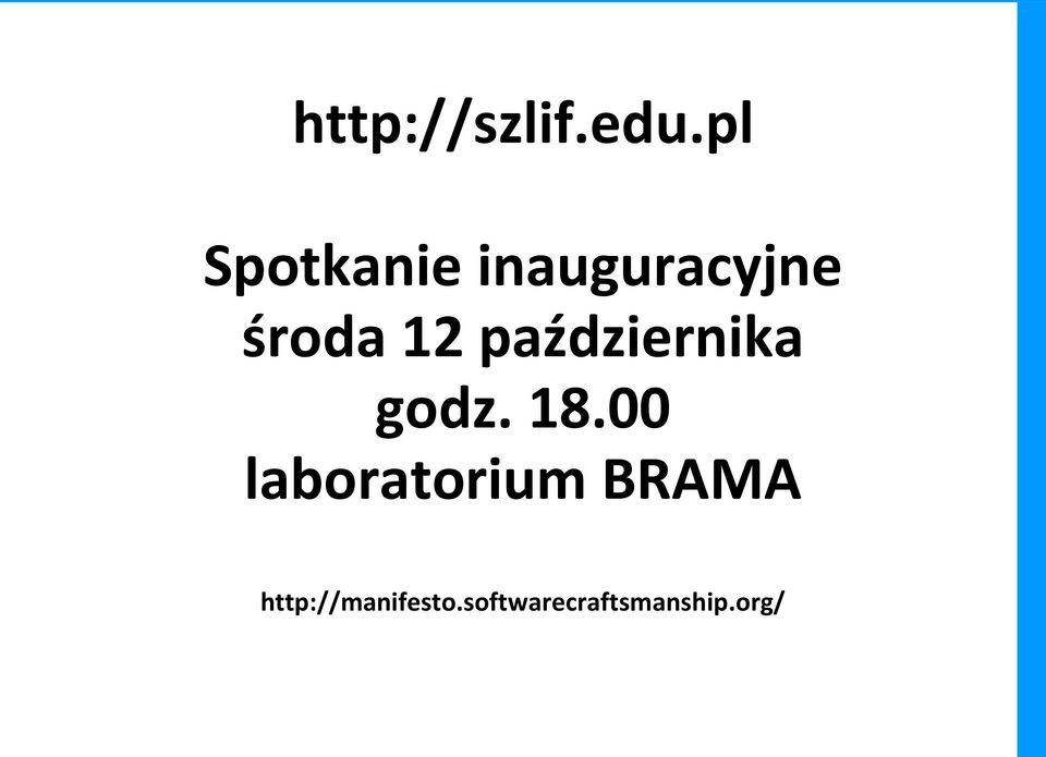 12 października godz. 18.