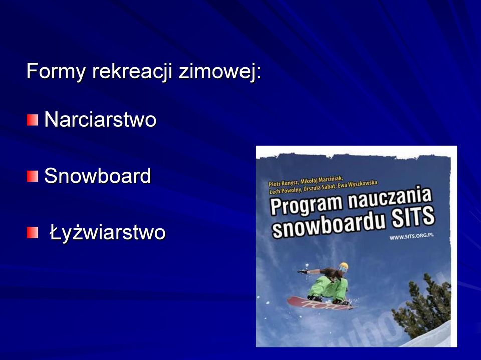 zimowej: