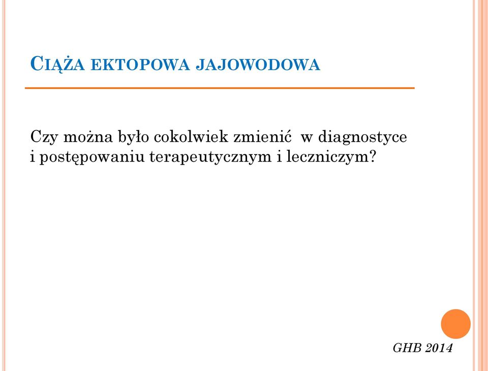 zmienić w diagnostyce i