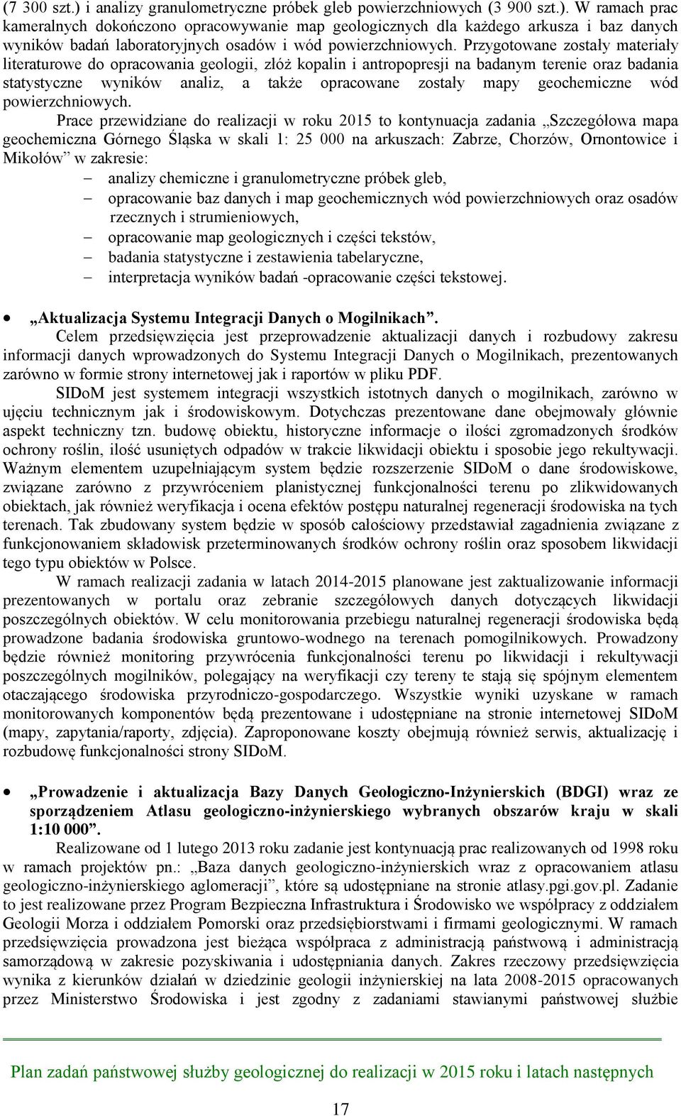 geochemiczne wód powierzchniowych.