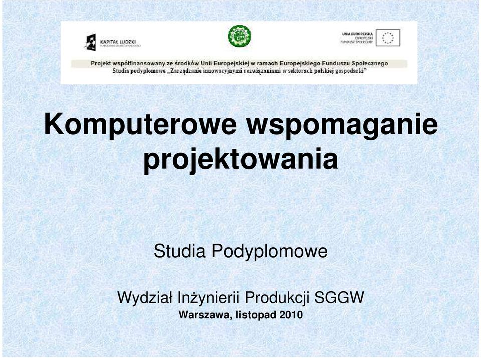 Podyplomowe Wydział