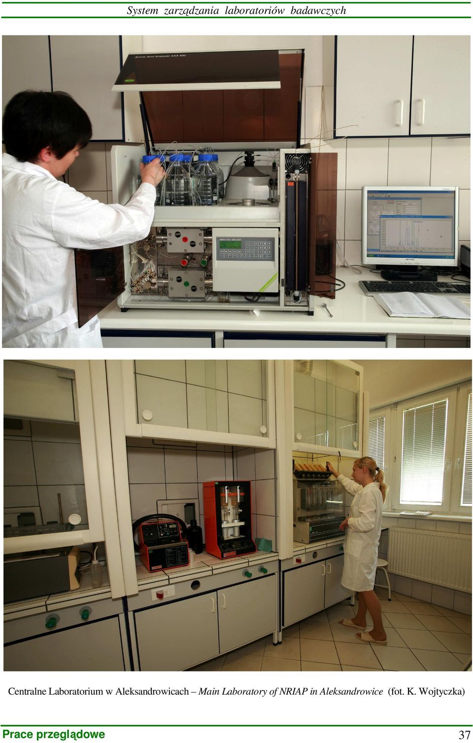 Aleksandrowicach Main Laboratory of