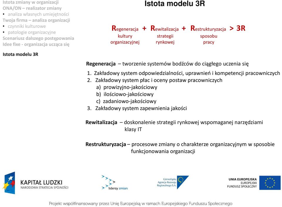 Zakładowy system płac i oceny postaw pracowniczych a) prowizyjno-jakościowy b) ilościowo-jakościowy c) zadaniowo-jakościowy 3.