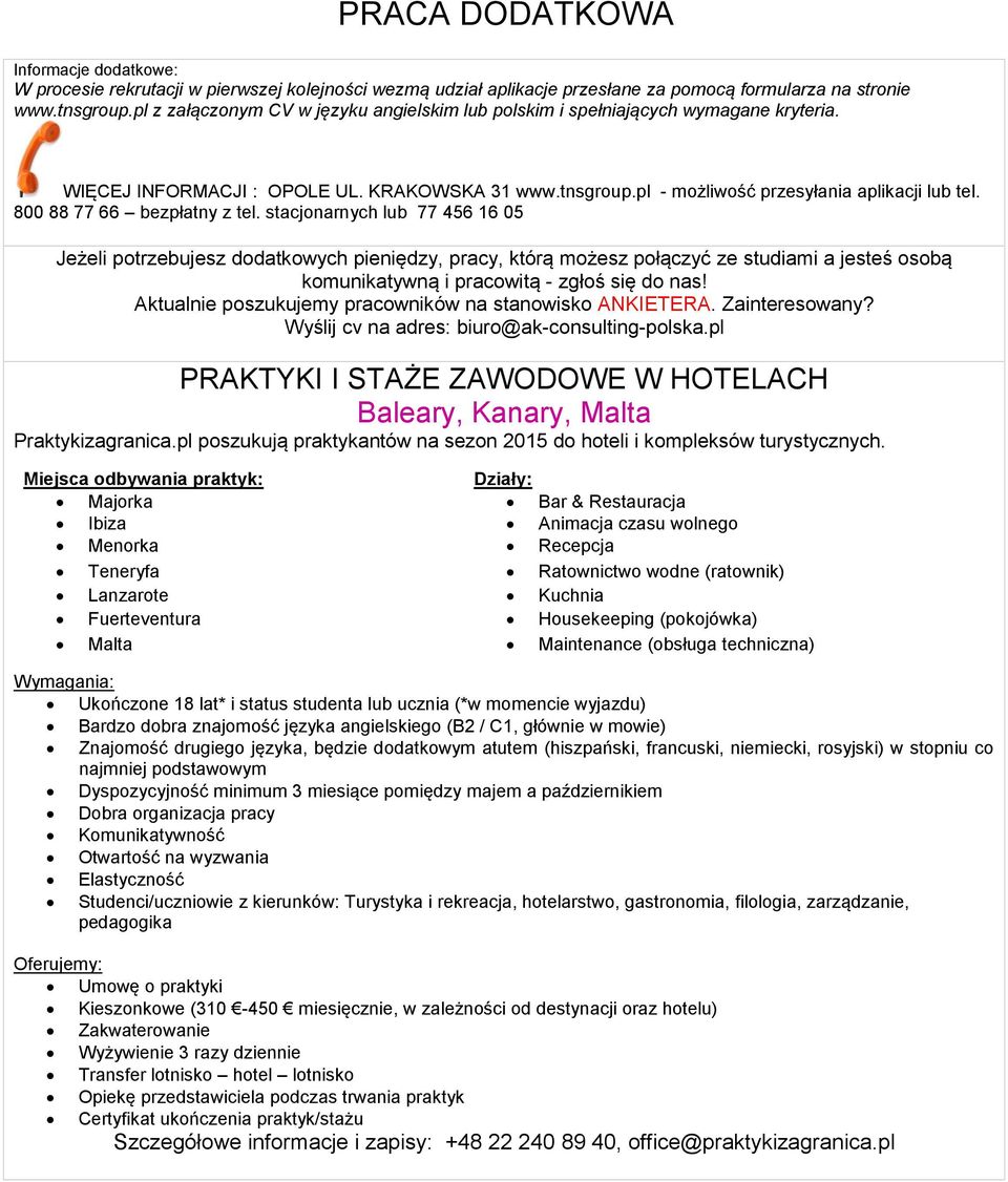 800 88 77 66 bezpłatny z tel.