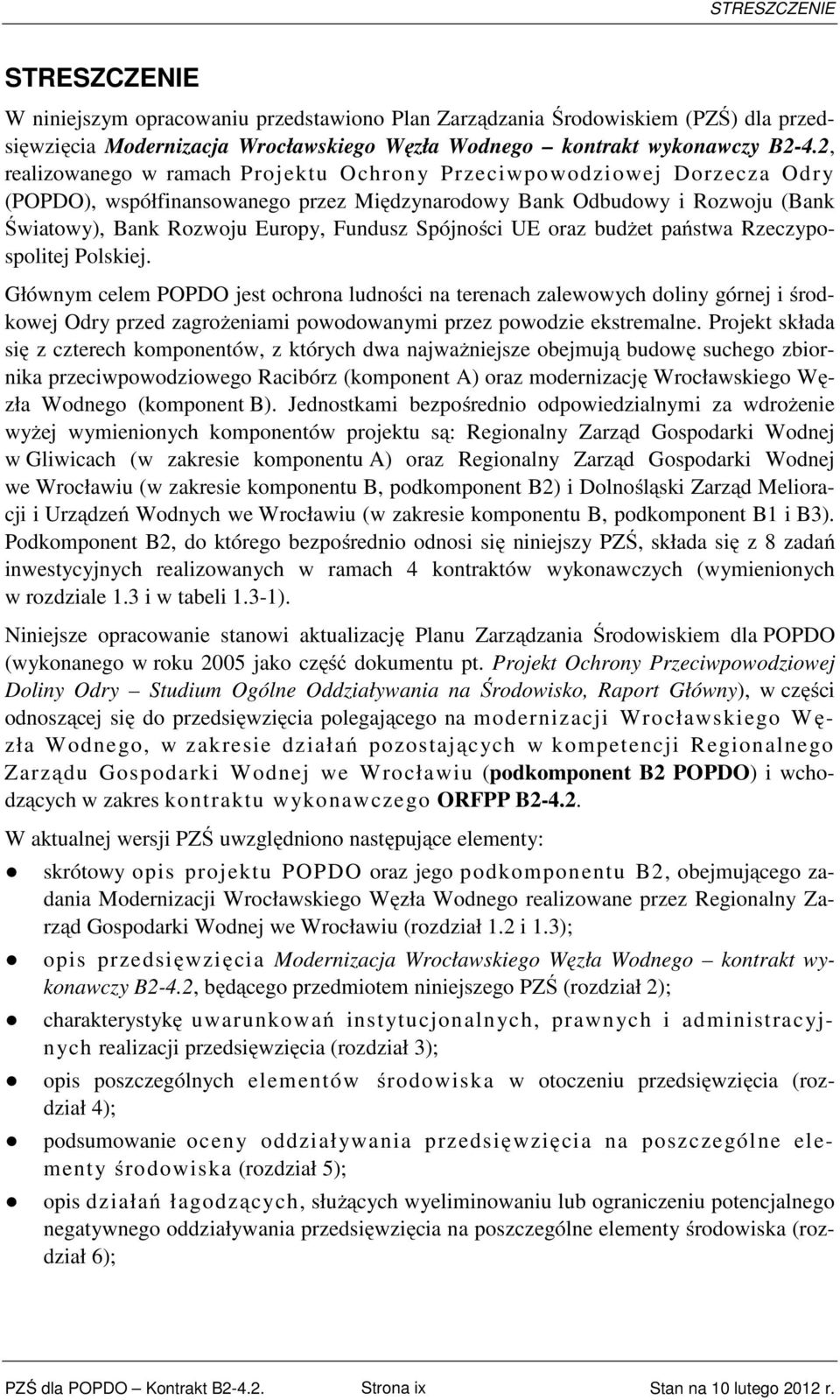 Spójności UE oraz budżet państwa Rzeczypospolitej Polskiej.