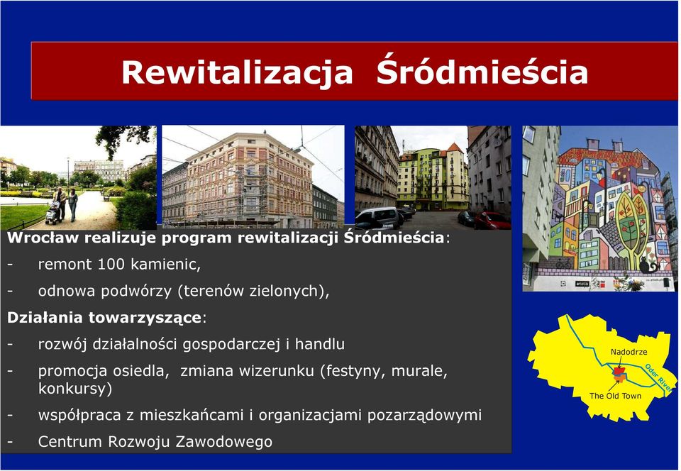 gospodarczej i handlu - promocja osiedla, zmiana wizerunku (festyny, murale, konkursy) -