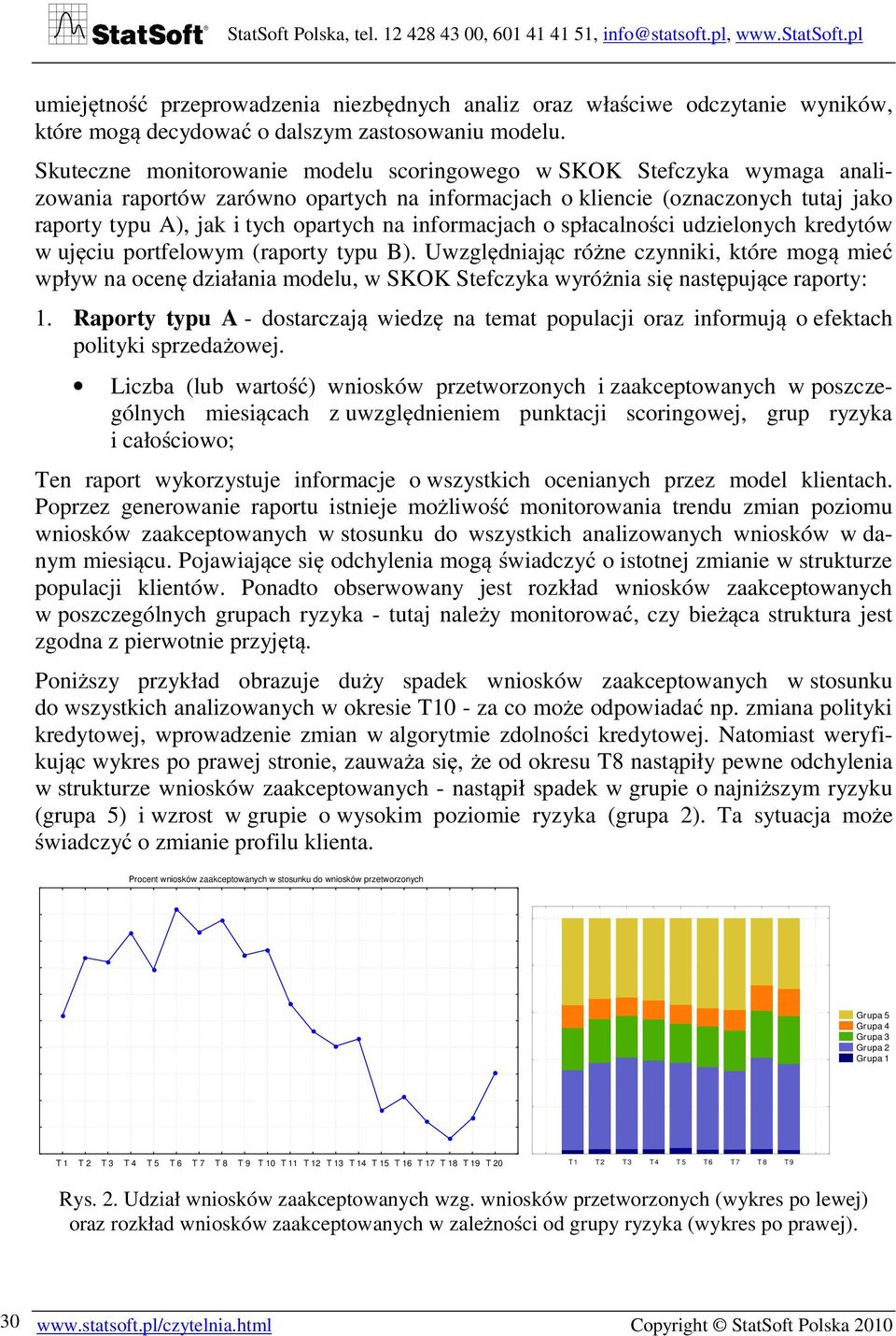 informacjach o spłacalności udzielonych kredytów w ujęciu portfelowym (raporty typu B).