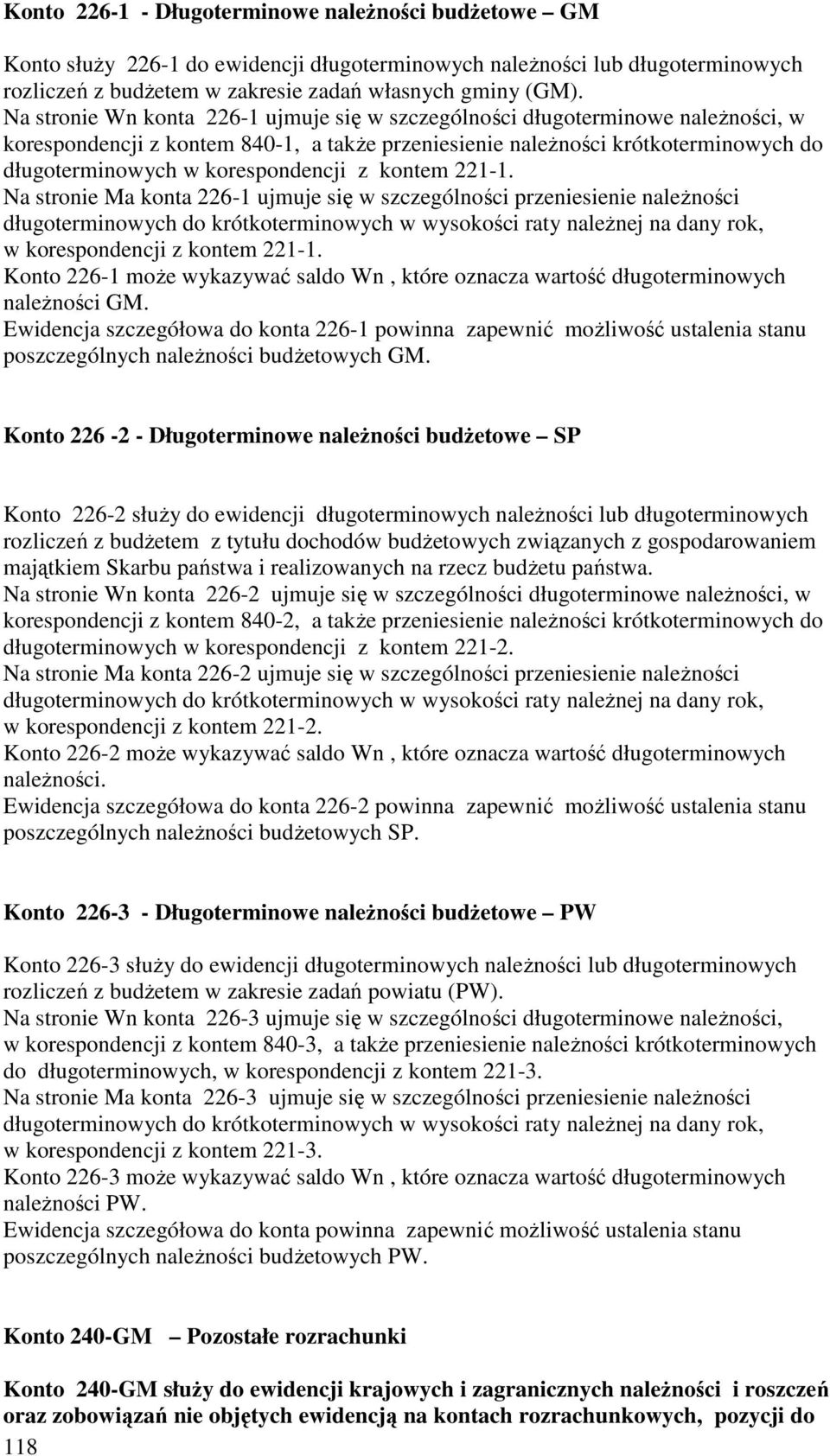 korespondencji z kontem 221-1.