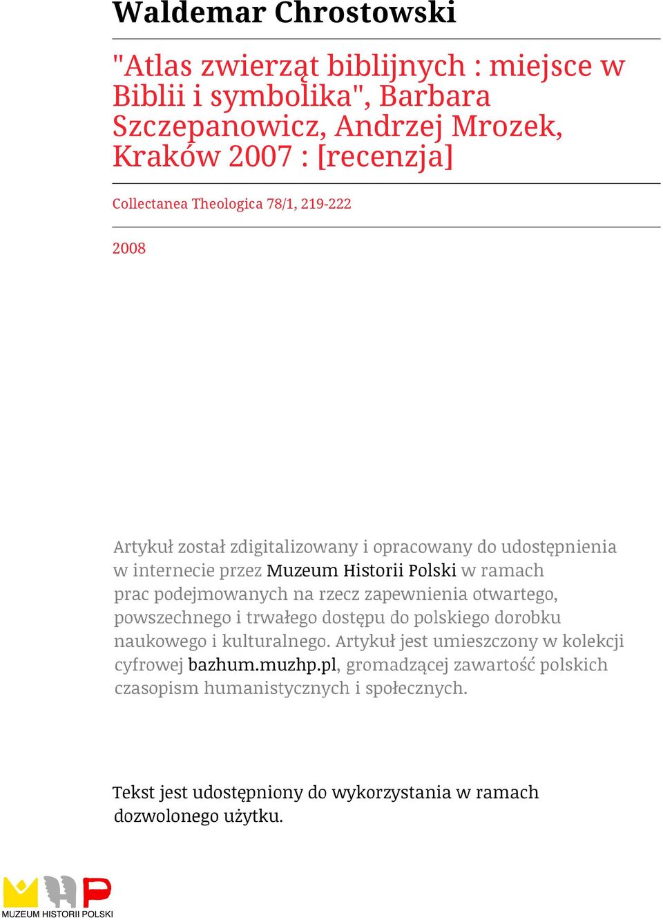 Barbara Szczepanowicz, Andrzej Mrozek, Kraków