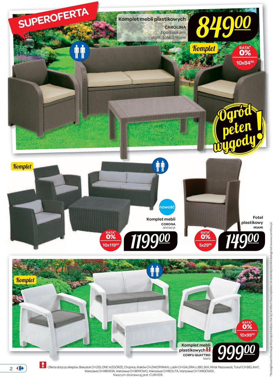 plastikowy MIAMI 149 10x 90 Oferta dotyczy sklepów: Białystok CH ZIELONE WZGÓRZE, Chojnice, Kraków CH ZAKOPIANKA, Lublin CH GALERIA