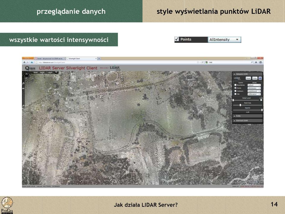 punktów LiDAR