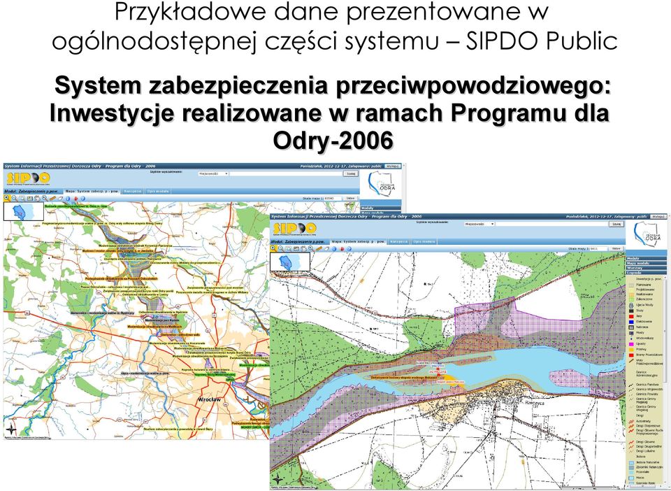 System zabezpieczenia przeciwpowodziowego: