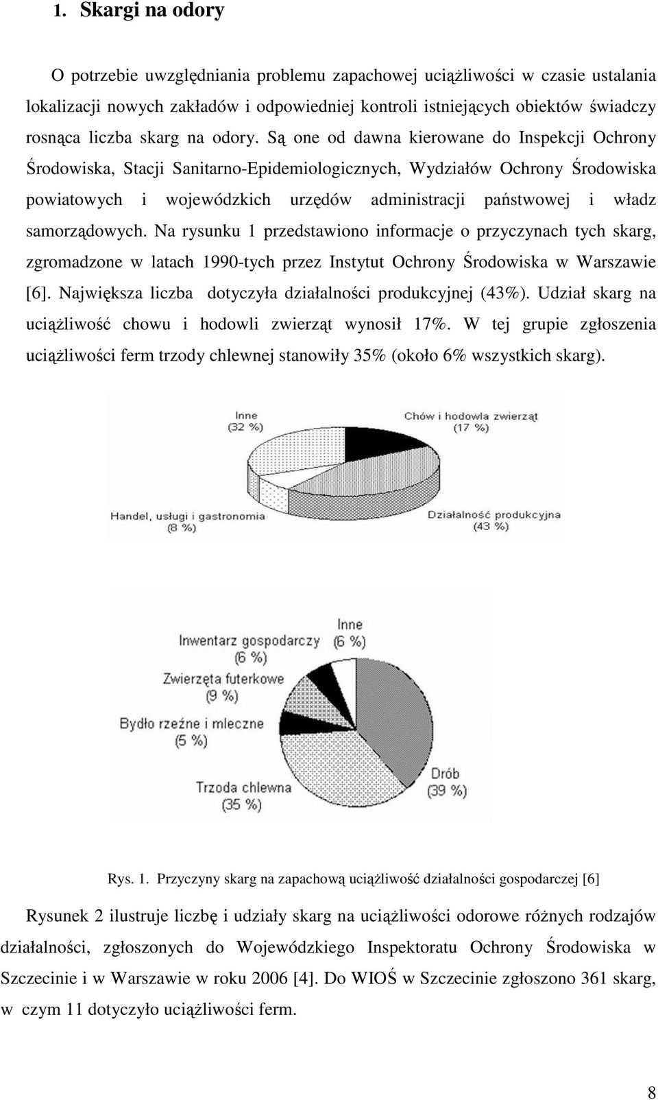 Są one od dawna kierowane do Inspekcji Ochrony Środowiska, Stacji Sanitarno-Epidemiologicznych, Wydziałów Ochrony Środowiska powiatowych i wojewódzkich urzędów administracji państwowej i władz