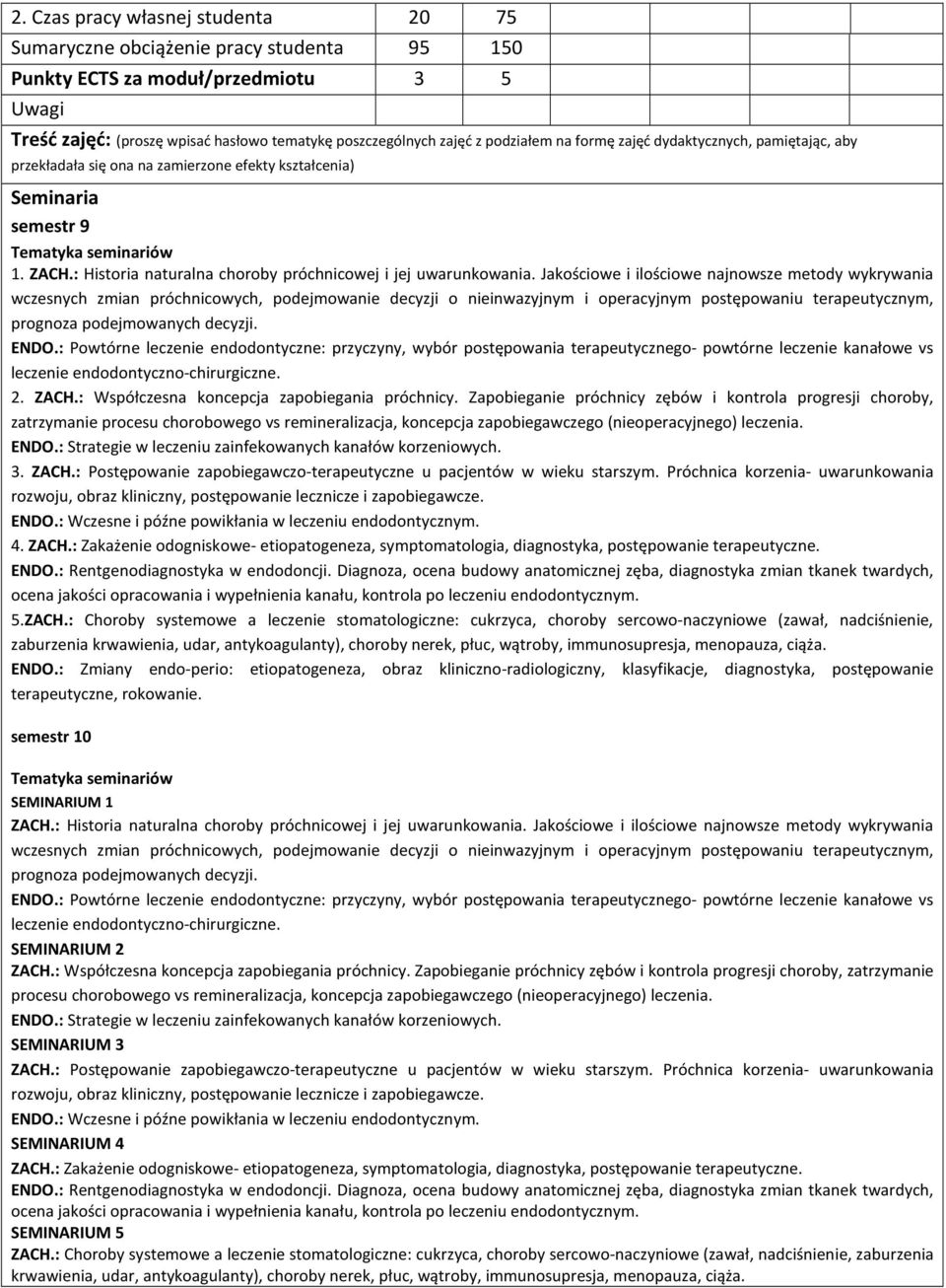 : Historia naturalna choroby próchnicowej i jej uwarunkowania.