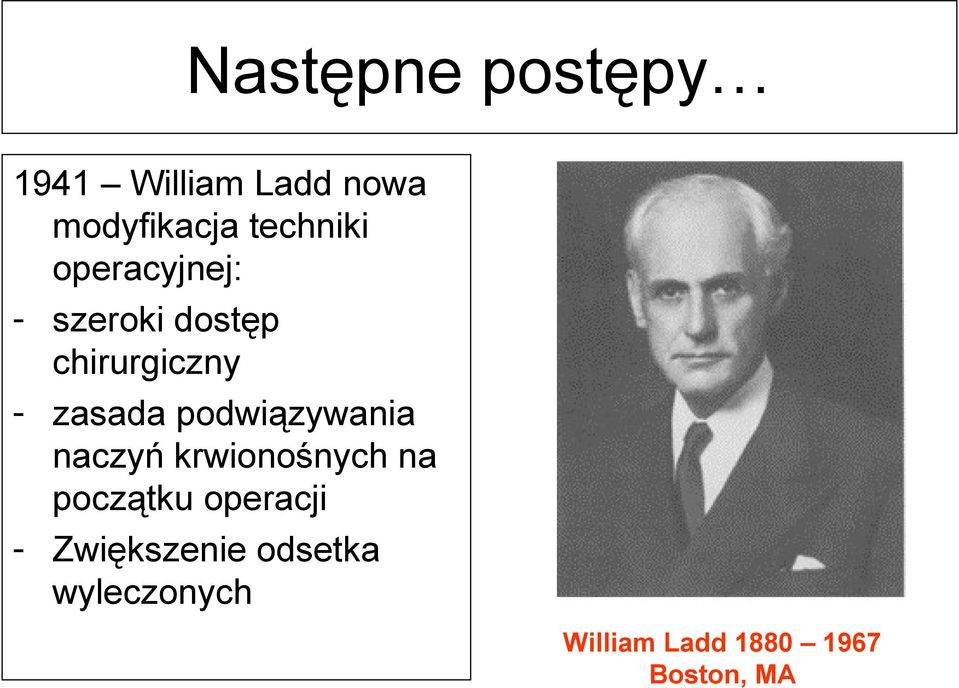 zasada podwiązywania naczyń krwionośnych na początku