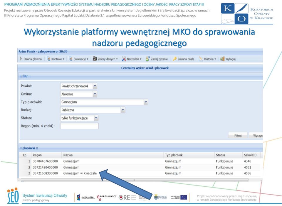 wewnętrznej MKO do