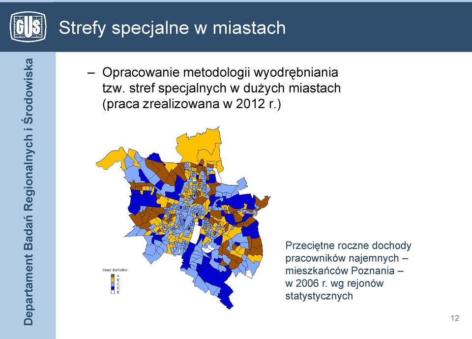 stref specjalnych w dużych miastach (praca zrealizowana w