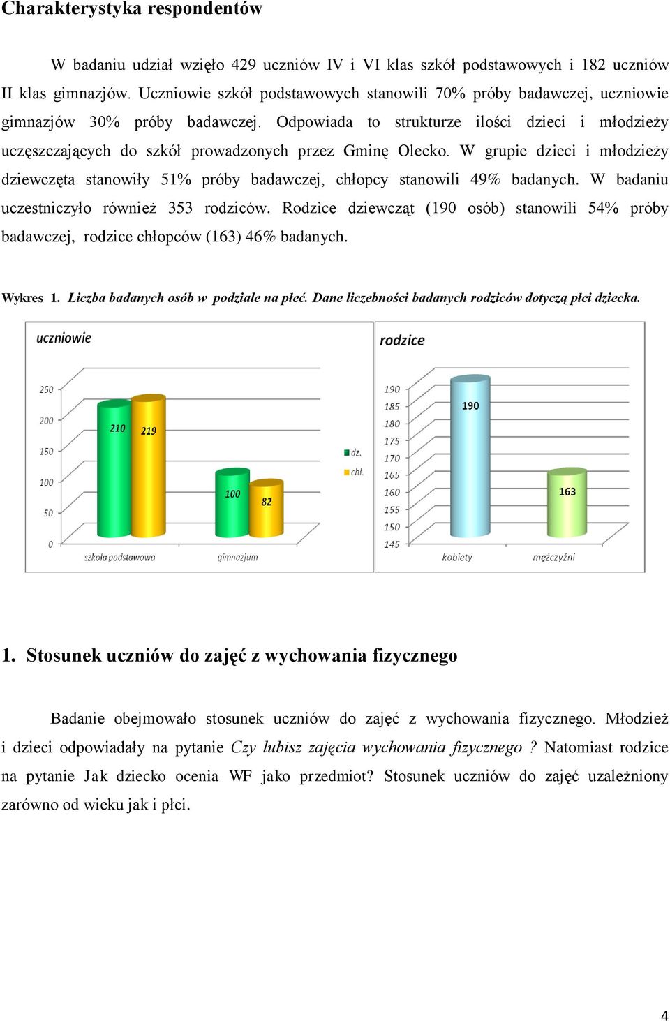 Odpowiada to strukturze ilości dzieci i młodzieży uczęszczających do szkół prowadzonych przez Gminę Olecko.