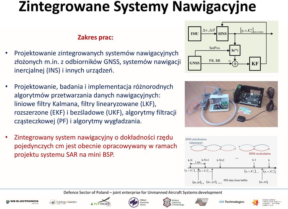 filtracji cząsteczkowej (PF) i algorytmy wygładzania.