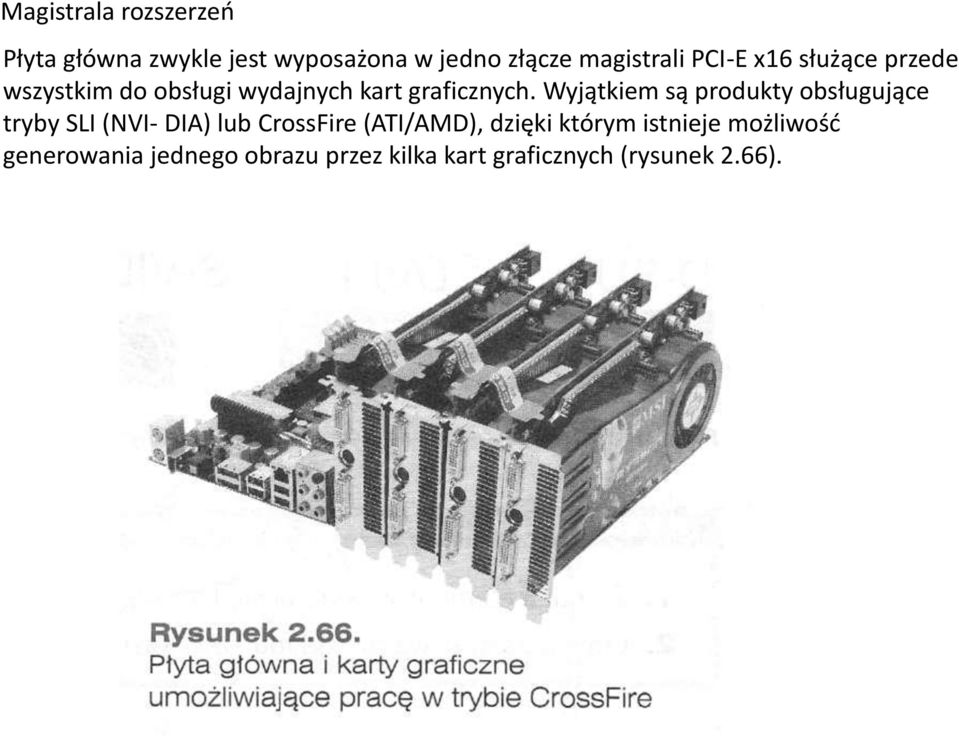 Wyjątkiem są produkty obsługujące tryby SLI (NVI- DIA) lub CrossFire (ATI/AMD),