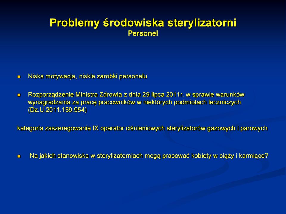 w sprawie warunków wynagradzania za pracę pracowników w niektórych podmiotach leczniczych (Dz.U.