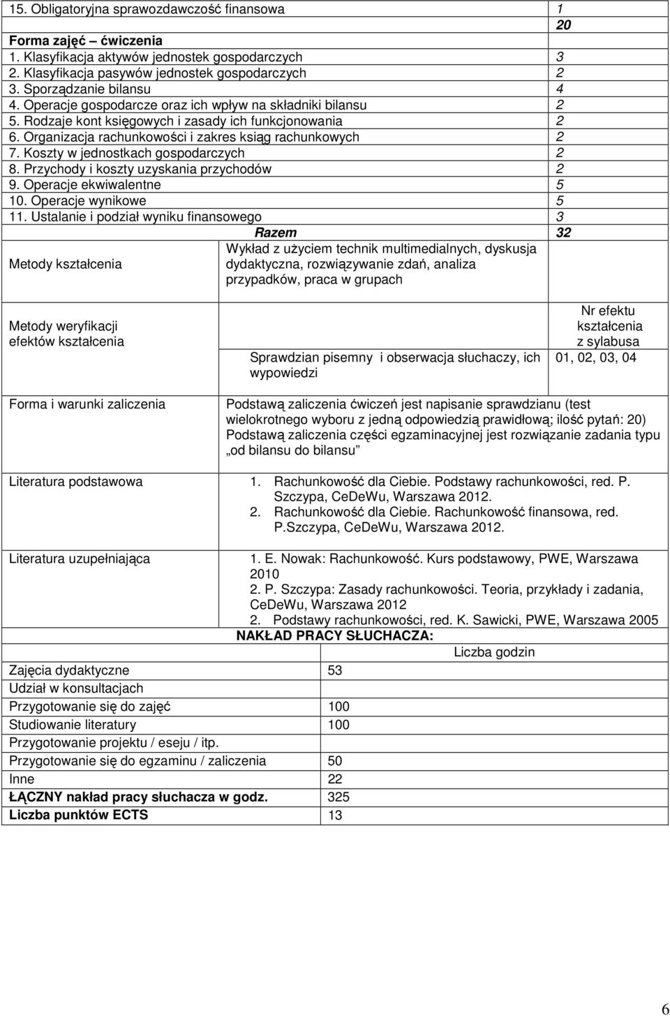 Koszty w jednostkach gospodarczych 2 8. Przychody i koszty uzyskania przychodów 2 9. Operacje ekwiwalentne 5 10. Operacje wynikowe 5 11.