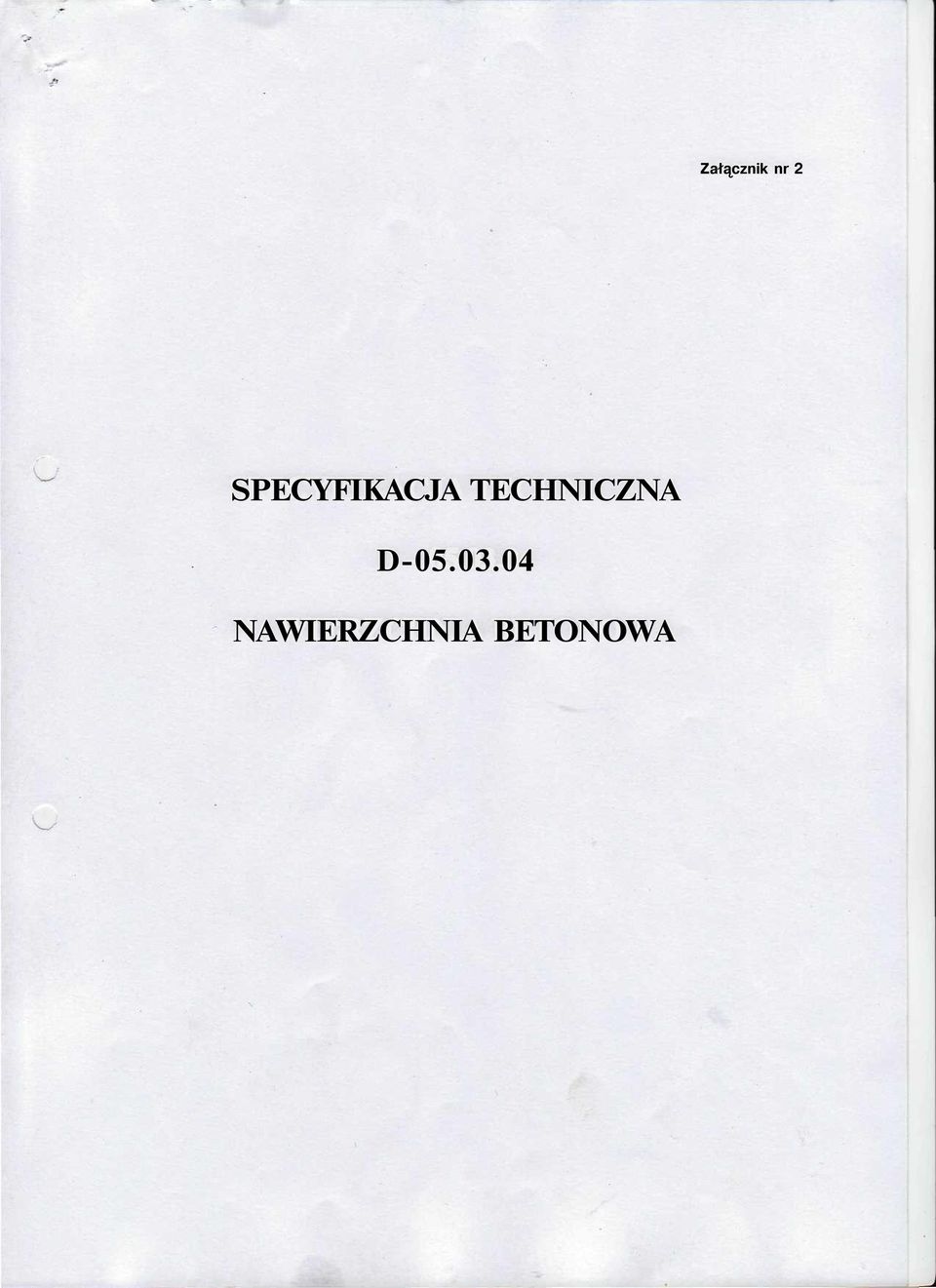 TECHNICZNA D-0.