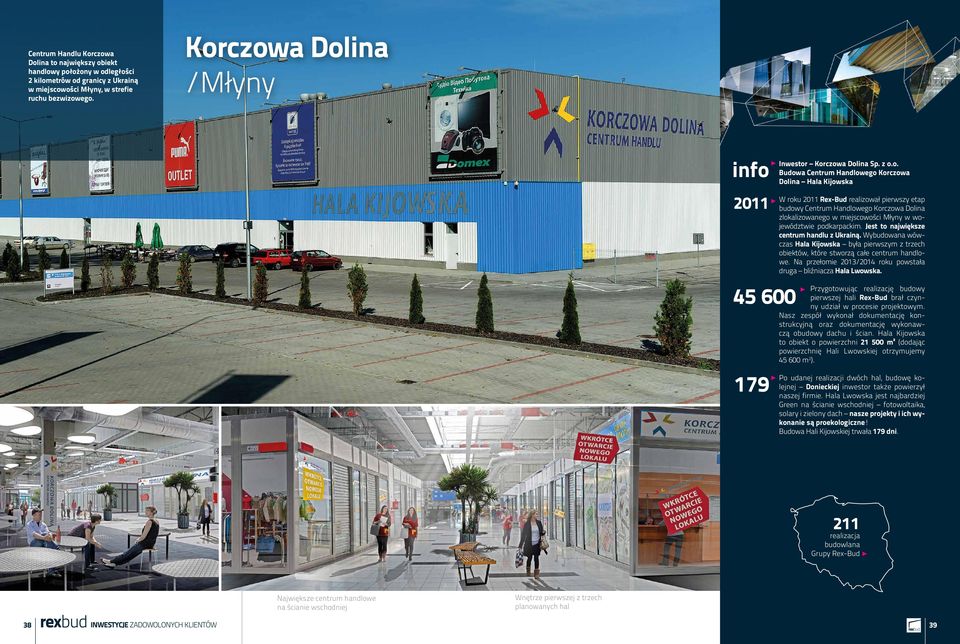 Handlowego Korczowa Dolina zlokalizowanego w miejscowości Młyny w województwie podkarpackim. Jest to największe centrum handlu z Ukrainą.