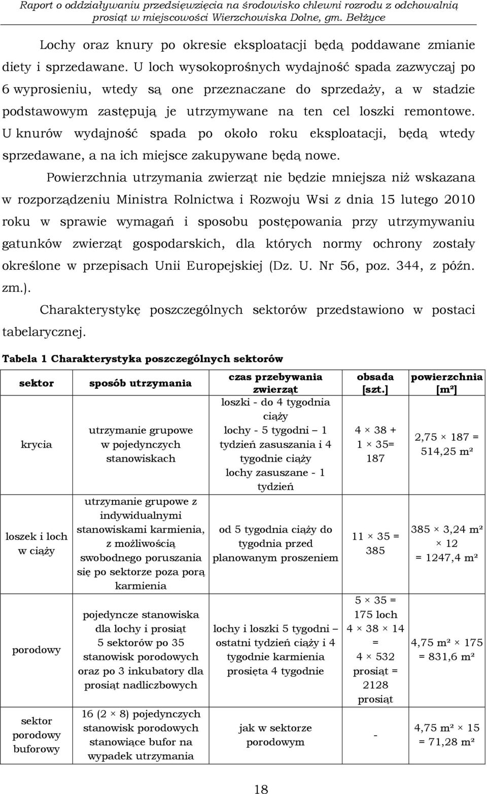 U knurów wydajność spada po około roku eksploatacji, będą wtedy sprzedawane, a na ich miejsce zakupywane będą nowe.