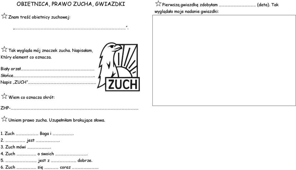 Napisałam, Który element co oznacza. Biały orzeł Słońce.