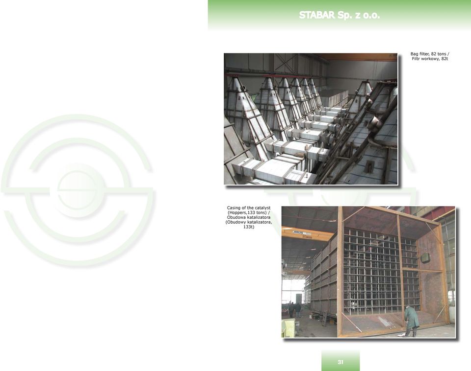 catalyst (Hoppers,133 tons) /
