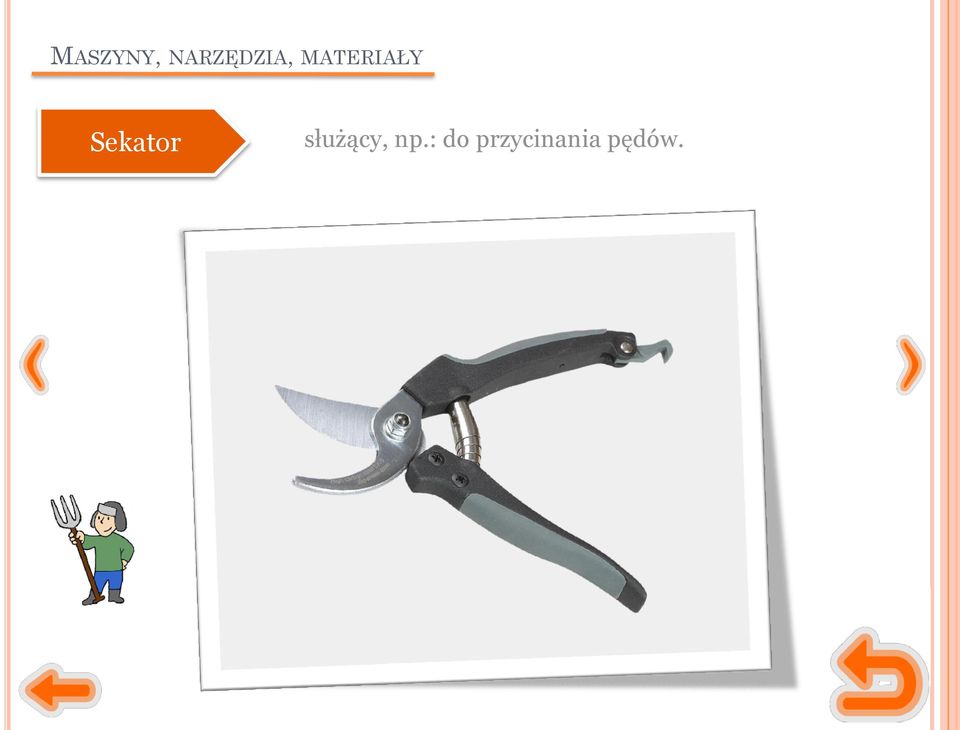 MATERIAŁY Sekator