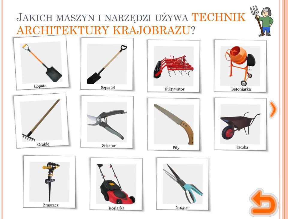 Szpadel Kultywator Betoniarka