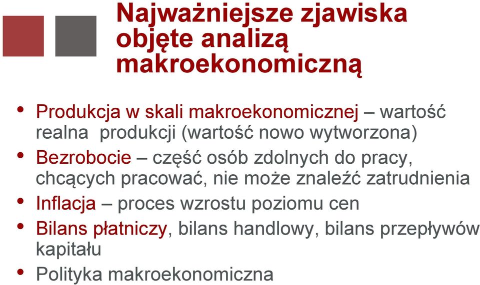 osób zdolnych do pracy, chcących pracować, nie może znaleźć zatrudnienia Inflacja proces