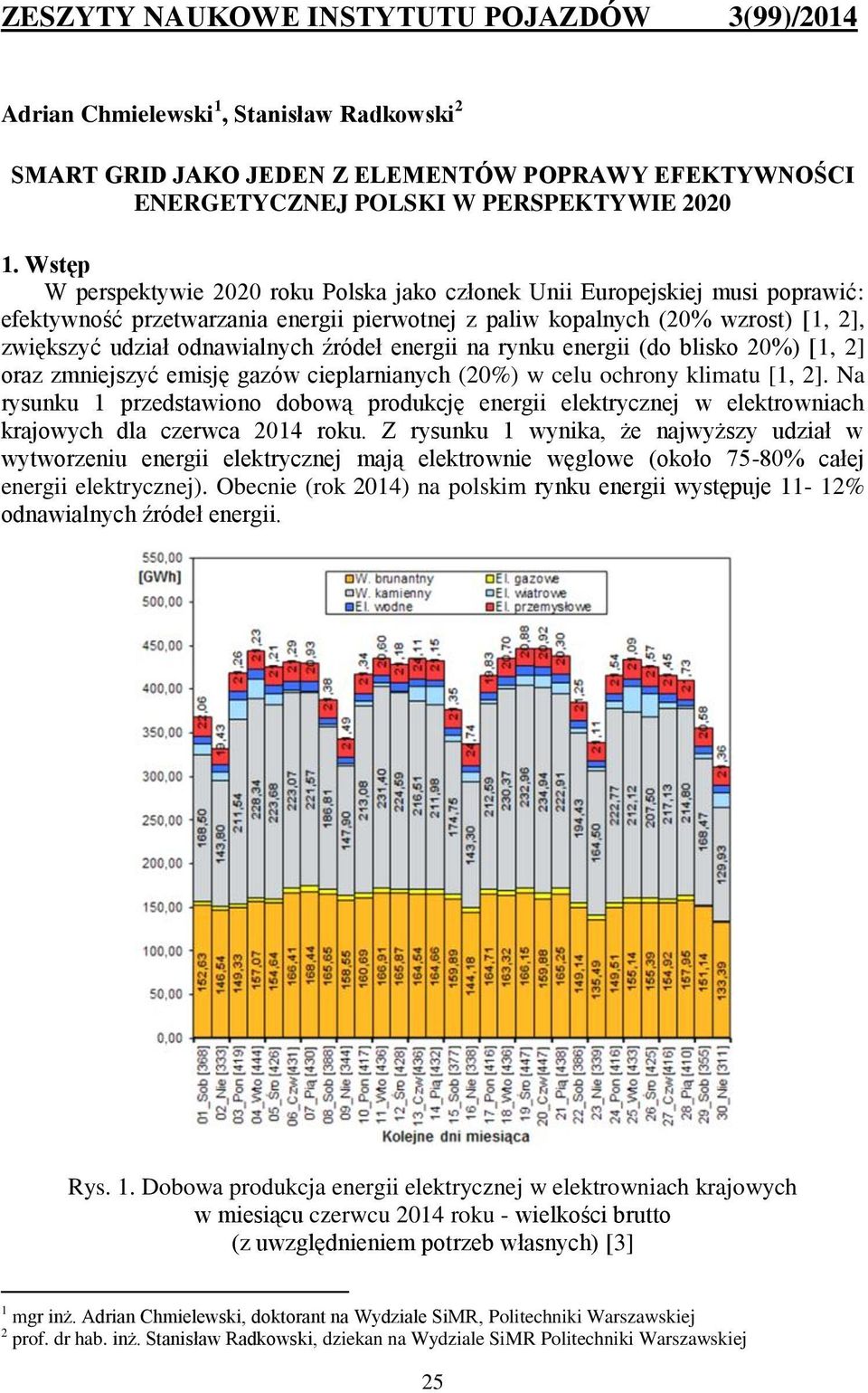 źródeł energii na rynku energii (do blisko 20%) [1, 2] oraz zmniejszyć emisję gazów cieplarnianych (20%) w celu ochrony klimatu [1, 2].