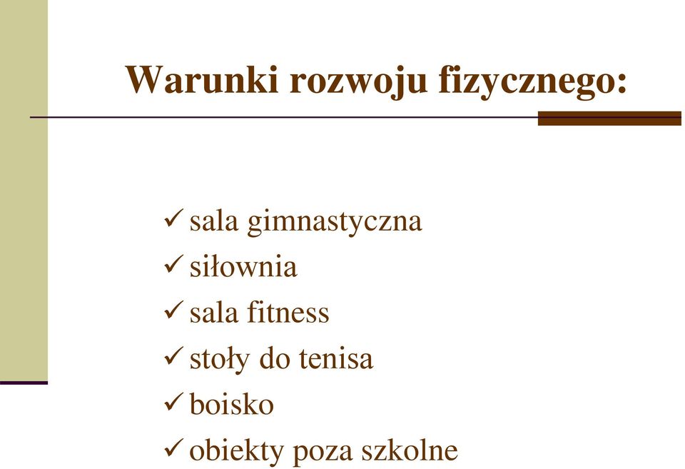 sala fitness stoły do