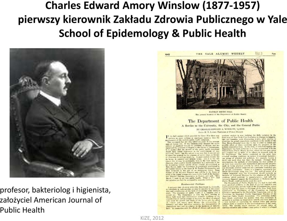 of Epidemology & Public Health profesor, bakteriolog