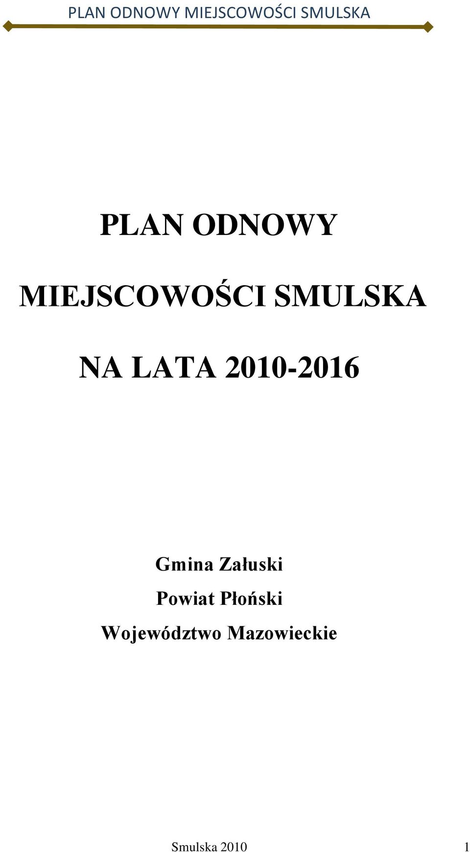Gmina Załuski Powiat Płoński