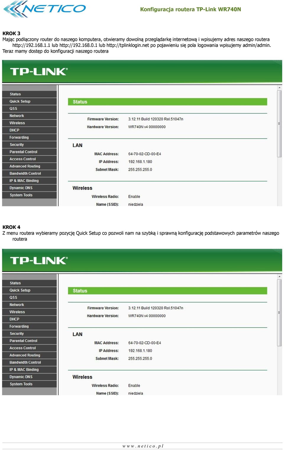 net po pojawieniu się pola logowania wpisujemy admin/admin.