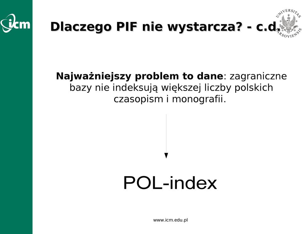 zagraniczne bazy nie indeksują