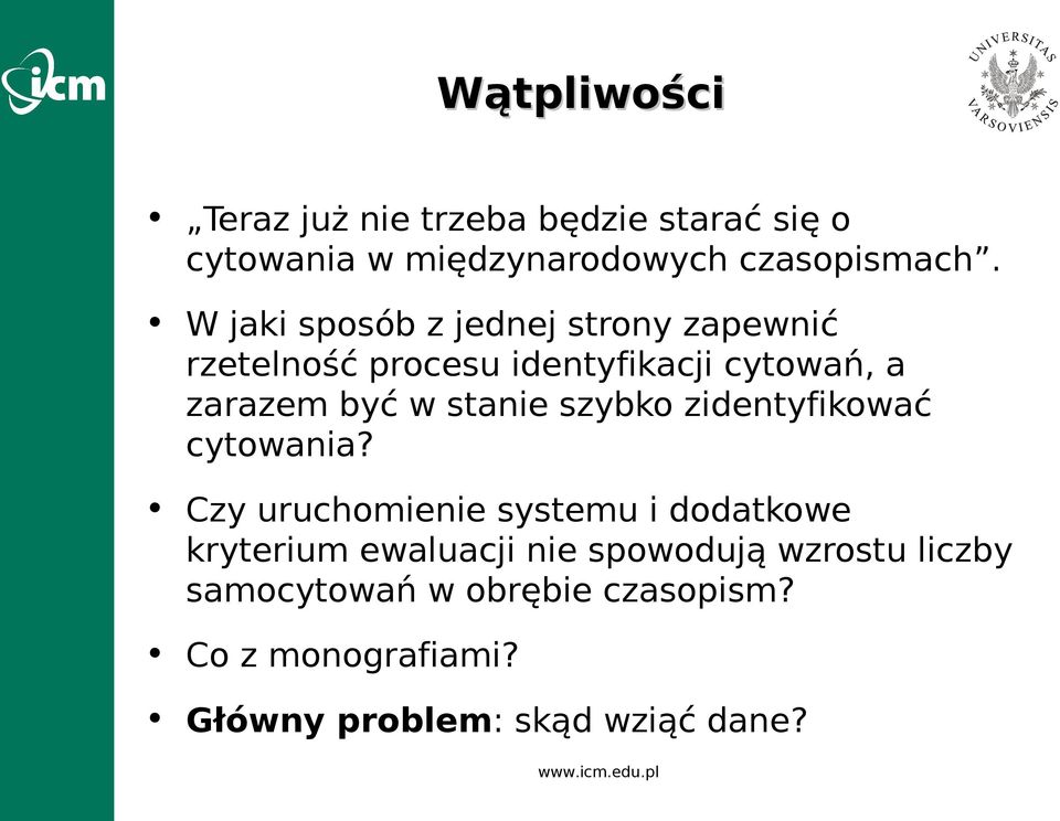stanie szybko zidentyfikować cytowania?