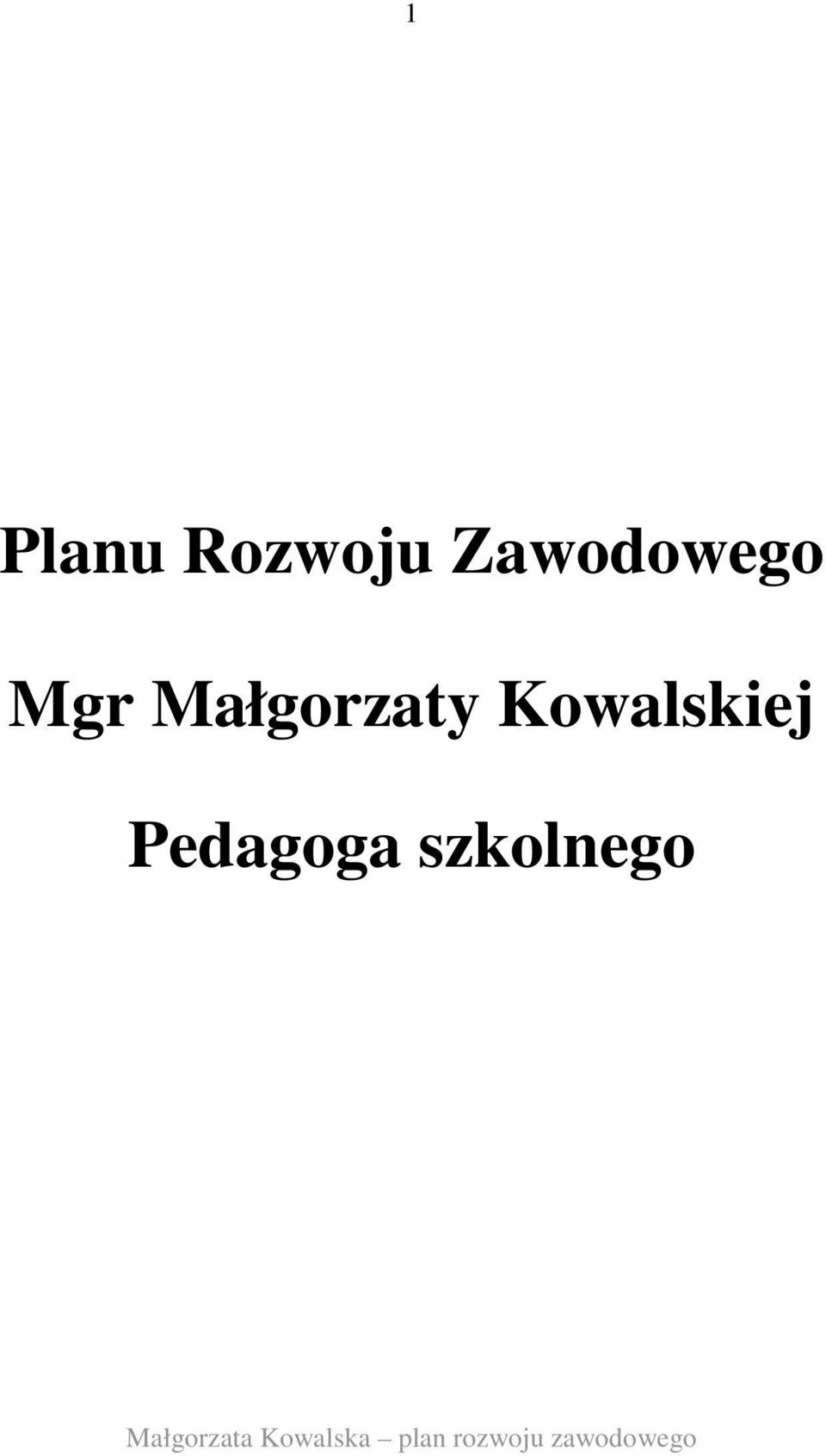 Małgorzaty